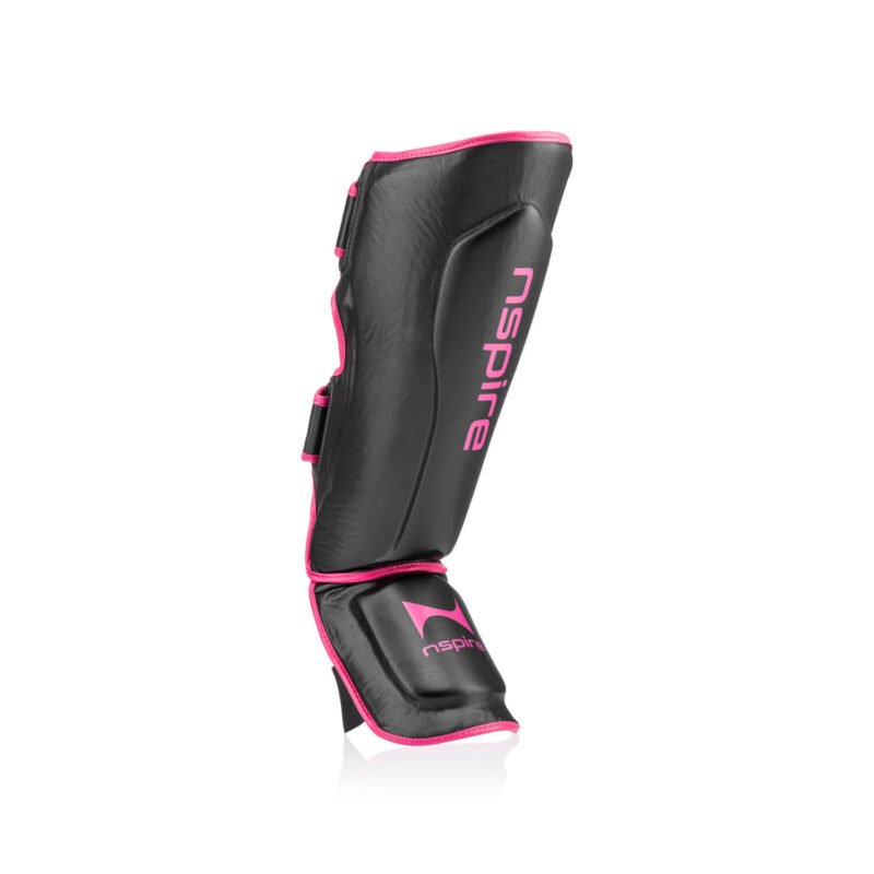 Kids Shin Guards Black & Pink