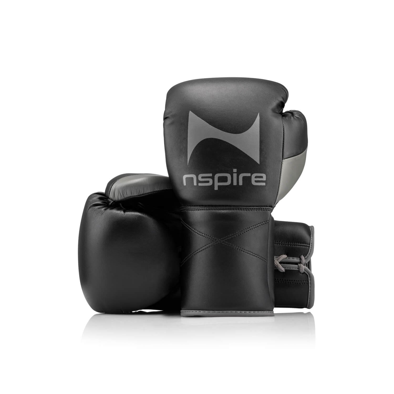 Lace-Up Black & Grey